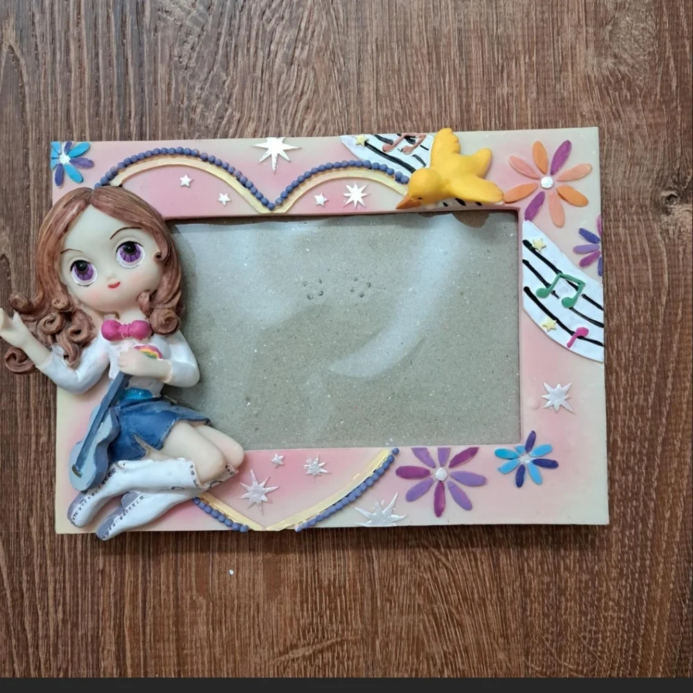 Y2k Anime Girl Photo Frame